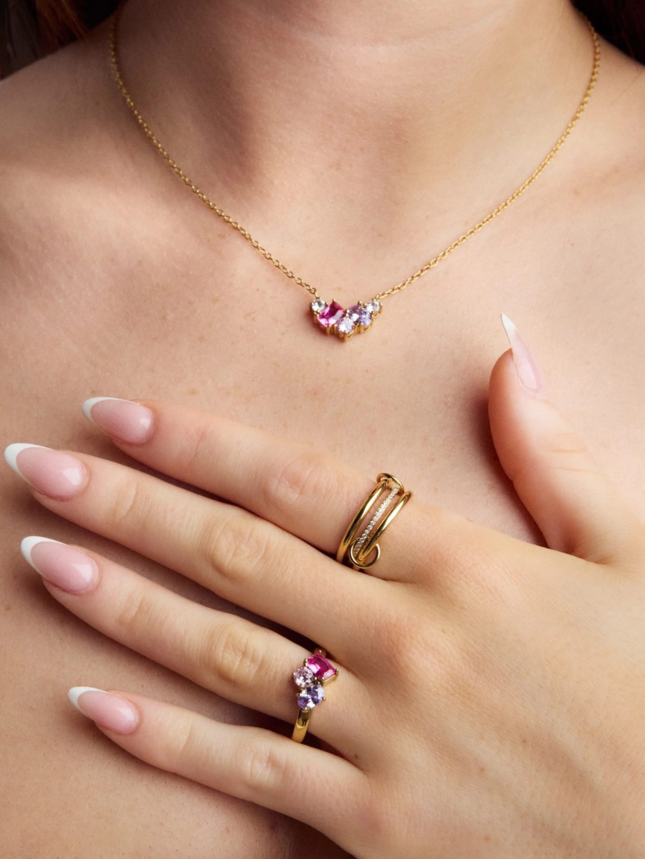 Kira Birthstone Necklace - Image 3