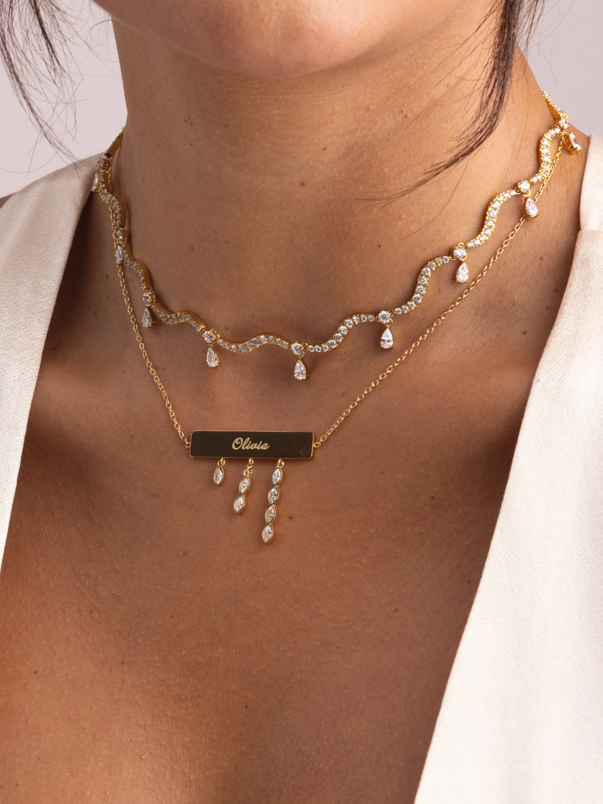 Serenna Drop Necklace - Image 4
